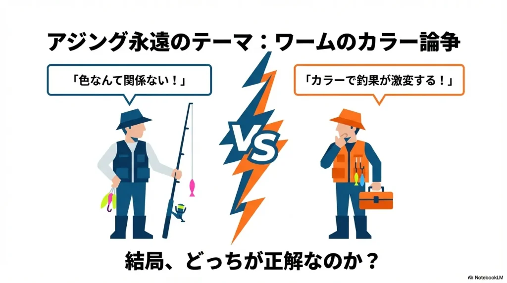 アジングのワームカラー「関係ない」「関係ある」どっちが正解?